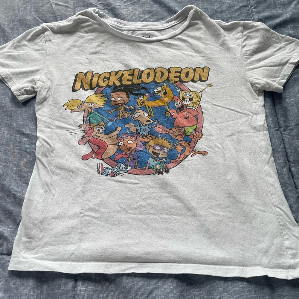 Women’s White Nickelodeon T-shirt XS